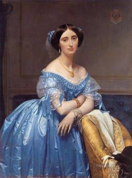  Auguste Obras - Princesa Alberto de Broglie Neoclásico Jean Auguste Dominique Ingres